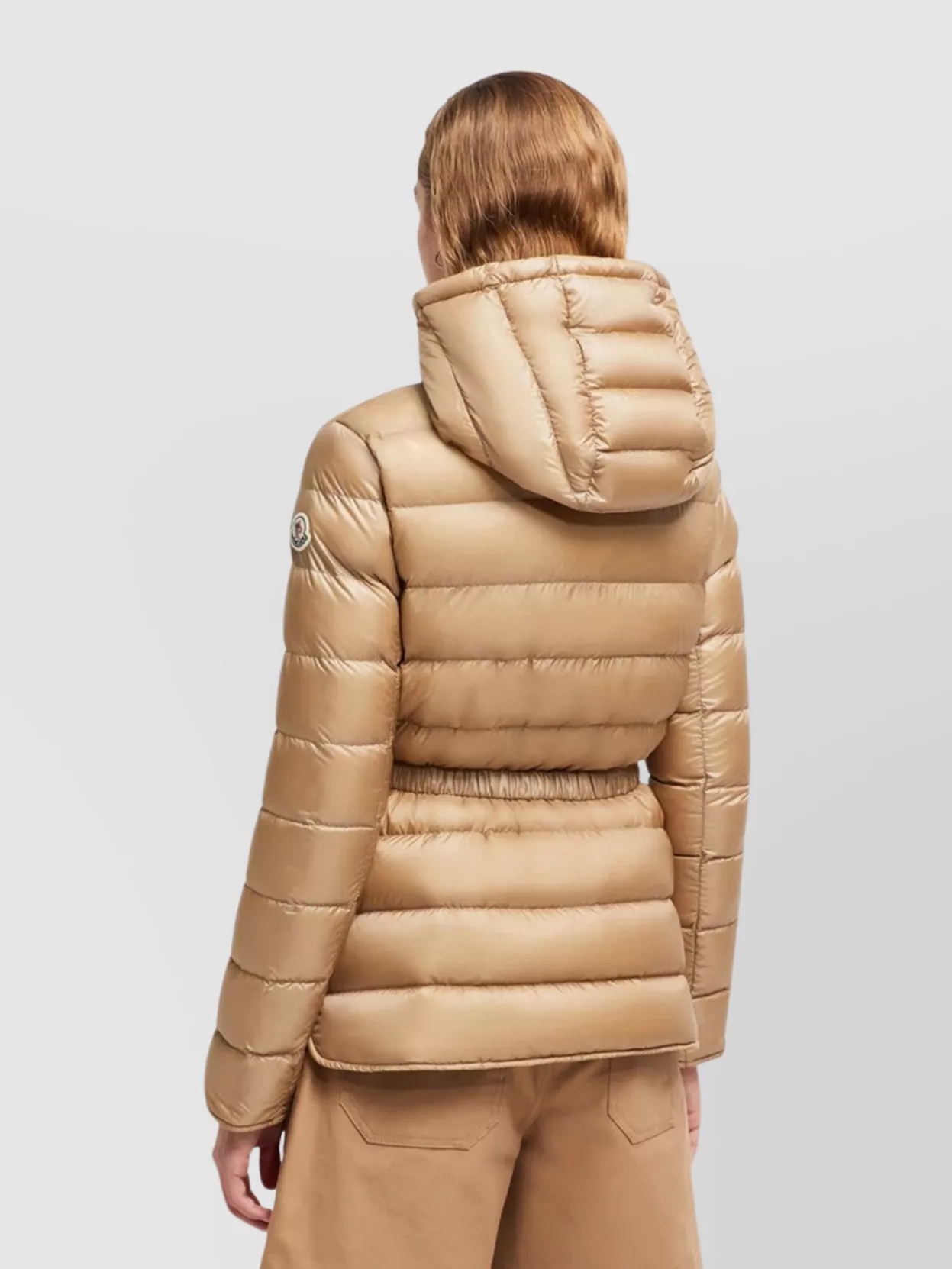 Moncler Hooded Quilted Down Jacket Adjustable