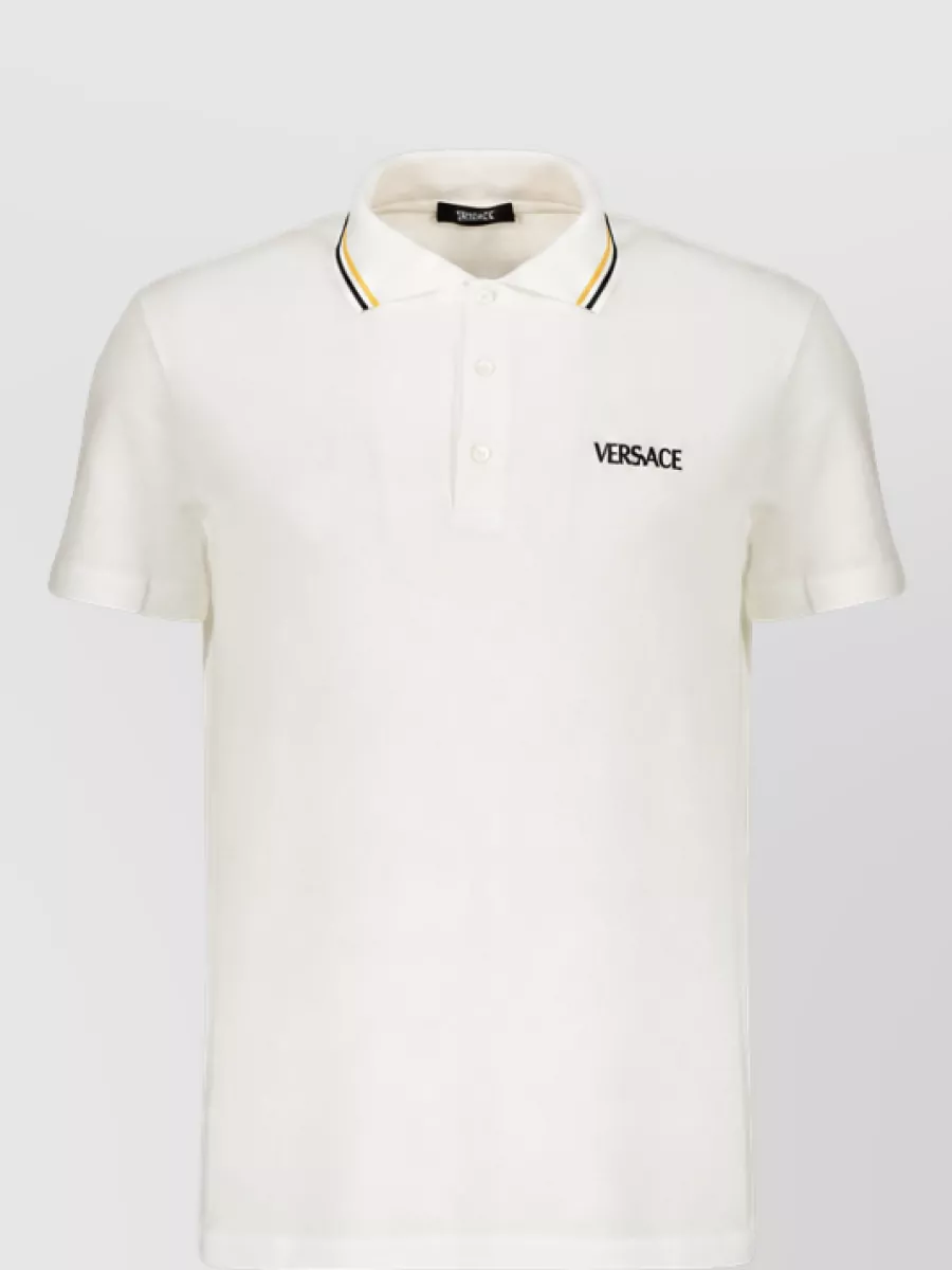 Versace cotton polo shirt