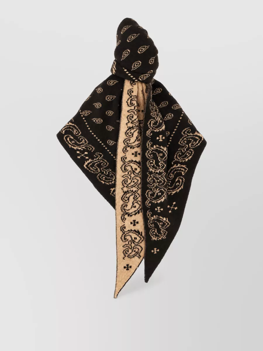 Guest In Residence Cashmere paisley jacquard scarf