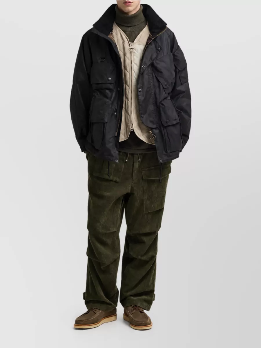 Barbour Waxed Cotton Ripstop Padded Coat