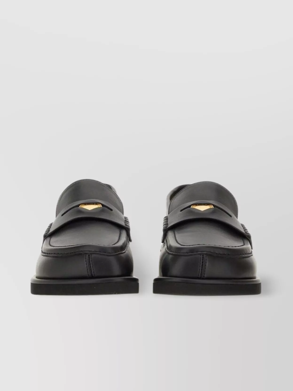 Stella Mccartney Loafers With Gold-Tone Detail And Square Toe