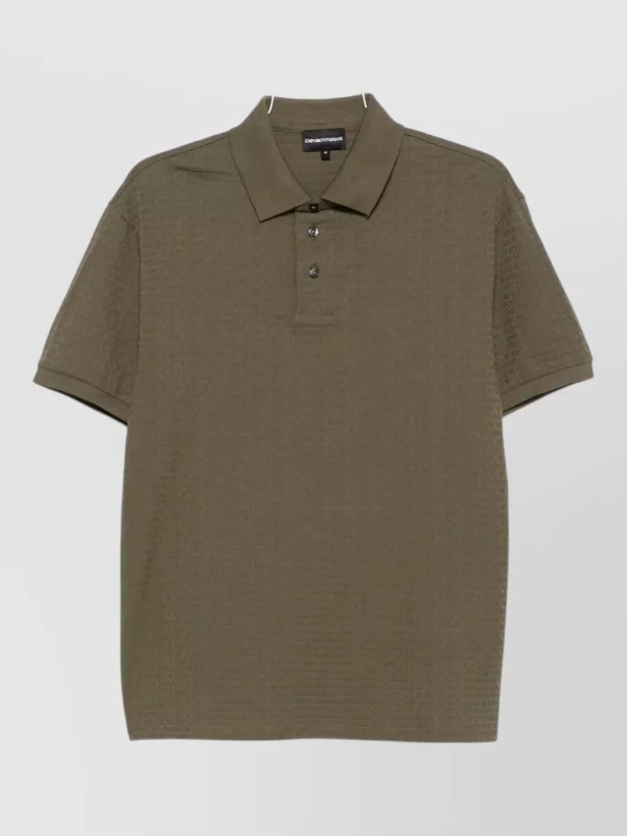 Emporio Armani cotton short-sleeve polo shirt