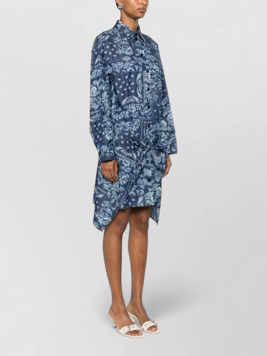 Emporio Armani Cotton Long-Sleeve Shirt Dress