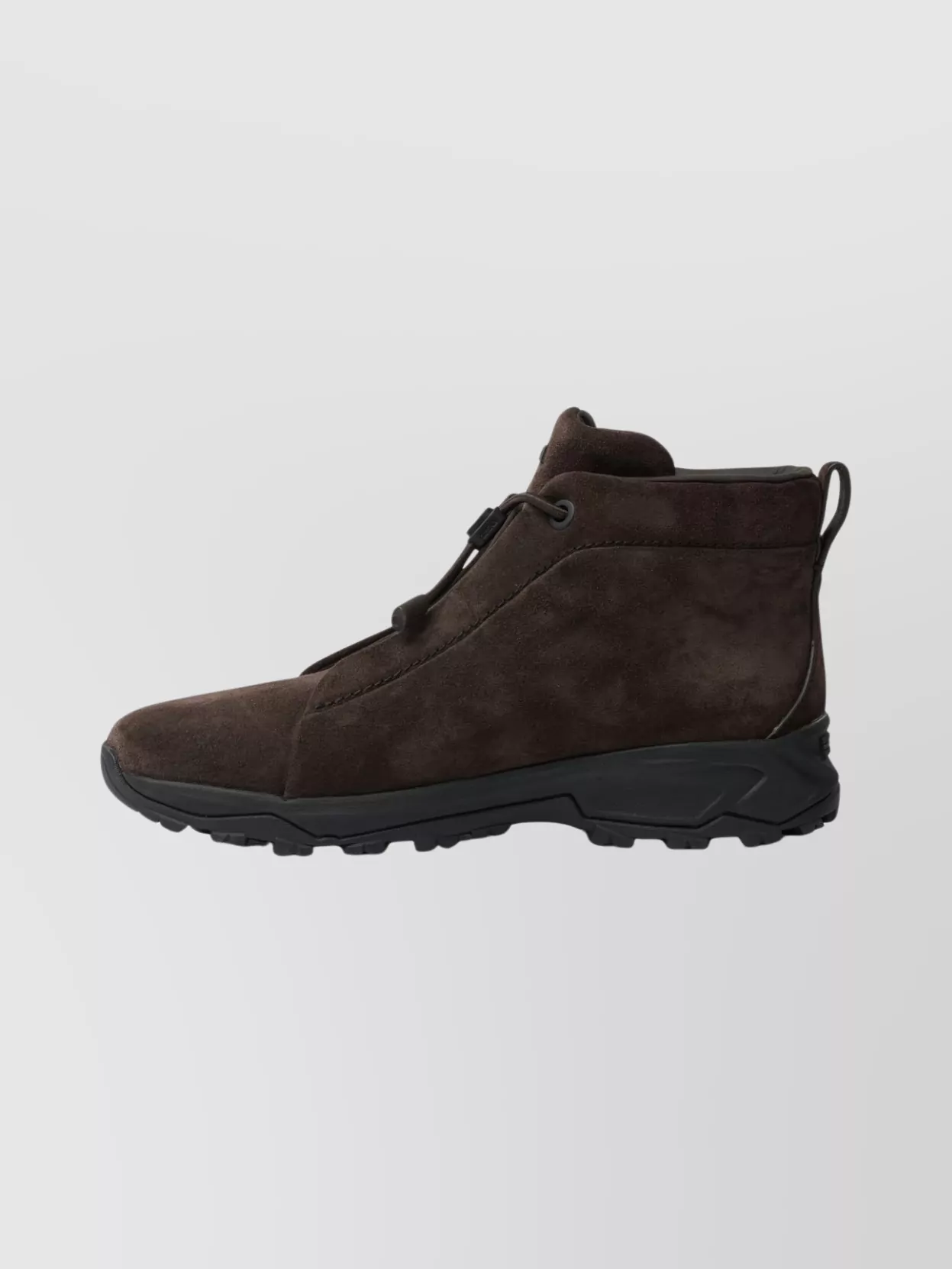 Zegna Suede Ankle Boots Featuring Pull Tab