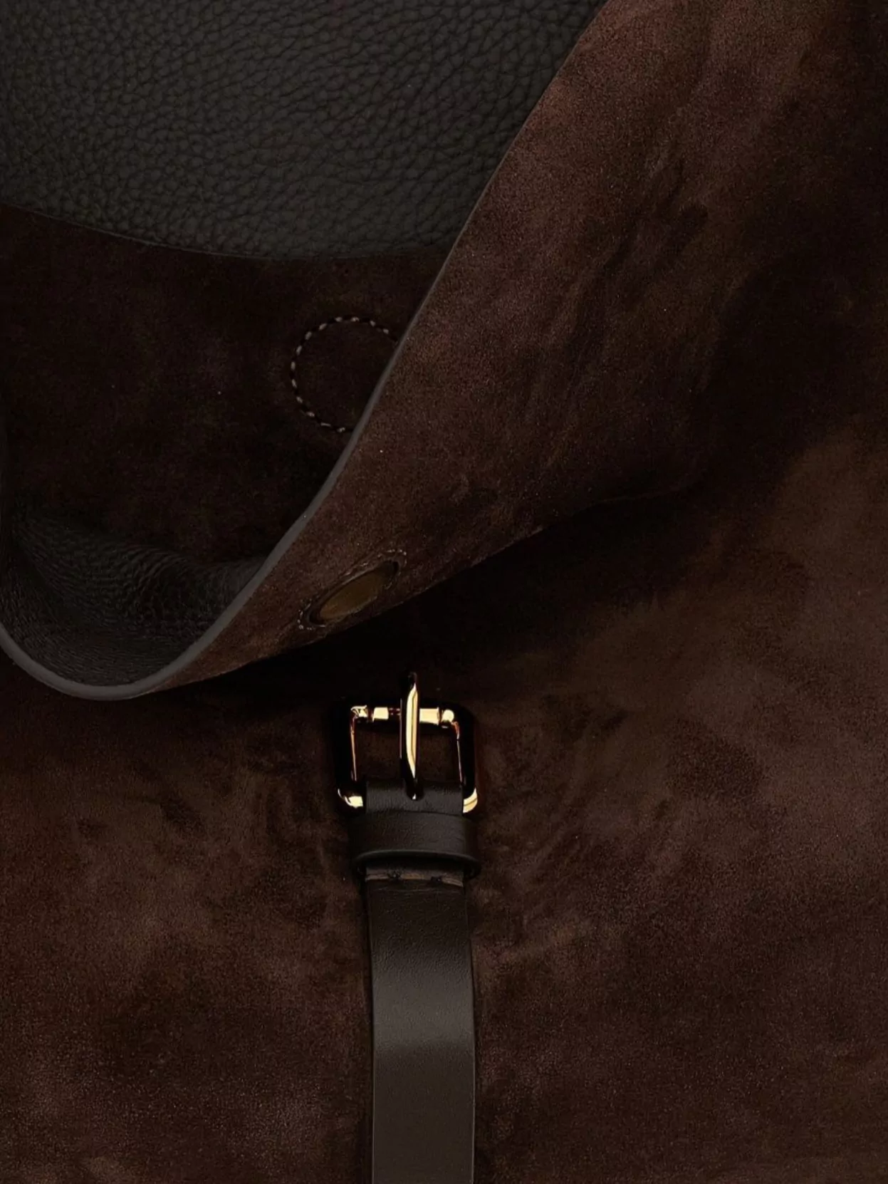 Etro Large Shoulder Bag In Suede Finish