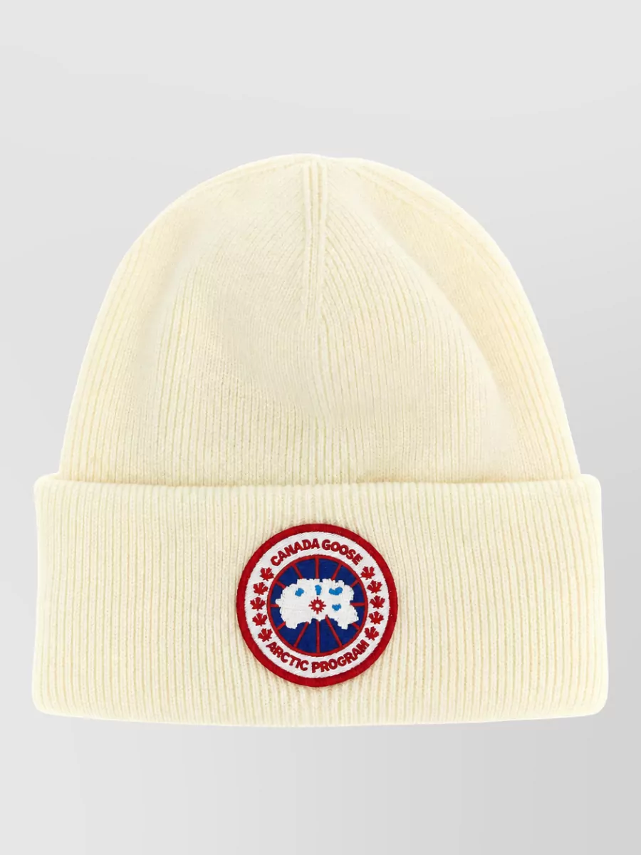 Canada Goose wool ribbed beanie
