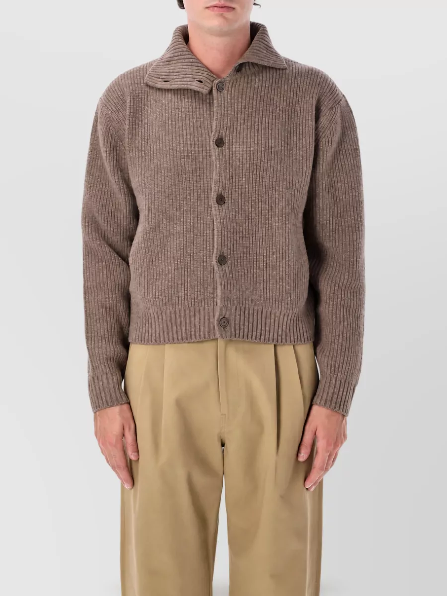 Tonywack high neck cardigan