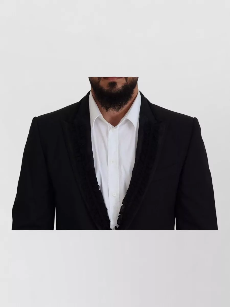 Dolce&Gabbana Silk Slim-Fit Suit Jacket