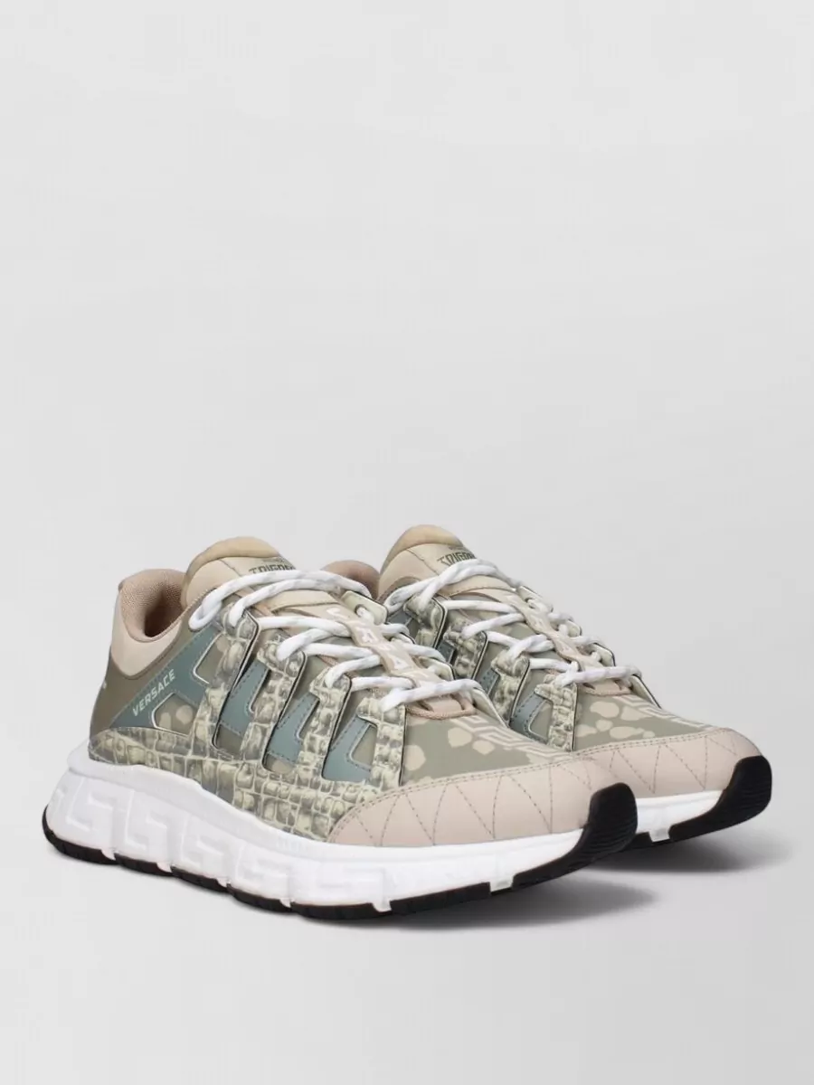 Versace Monogram Low-Top Sneakers