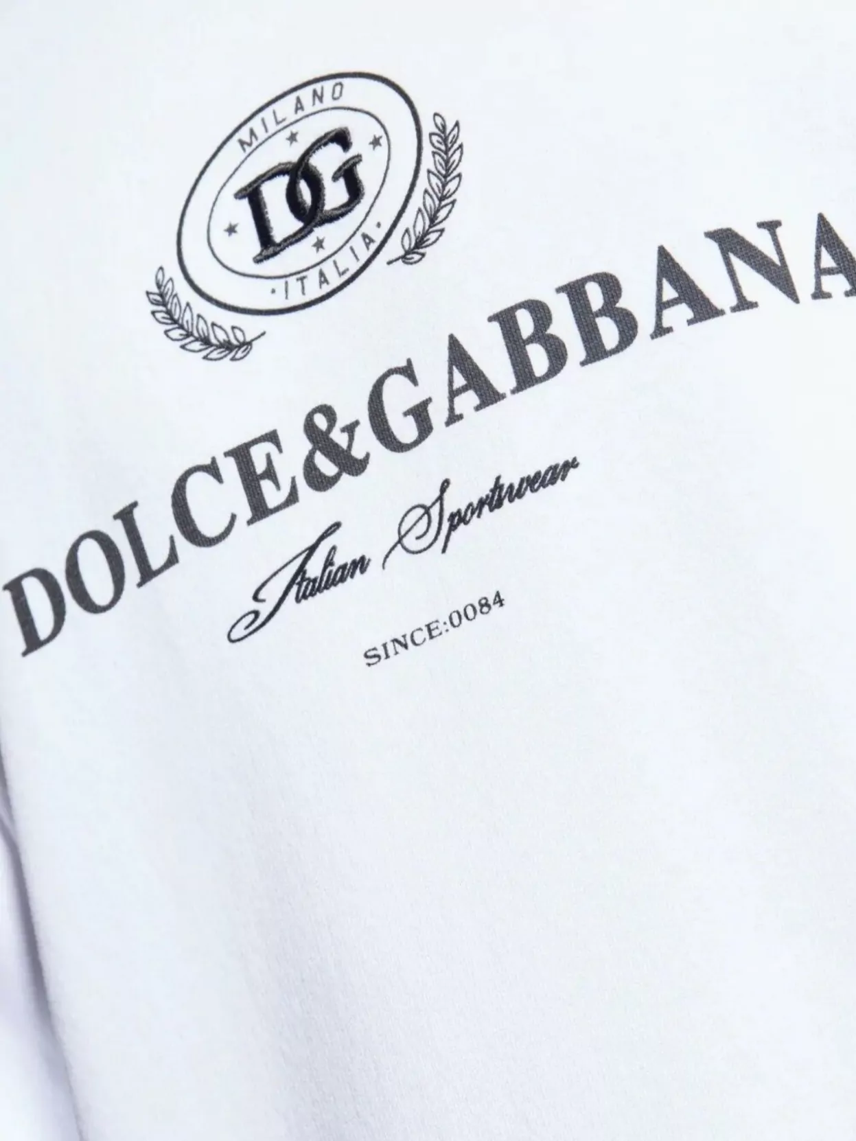 Dolce&Gabbana Short Sleeve Crewneck Sweater