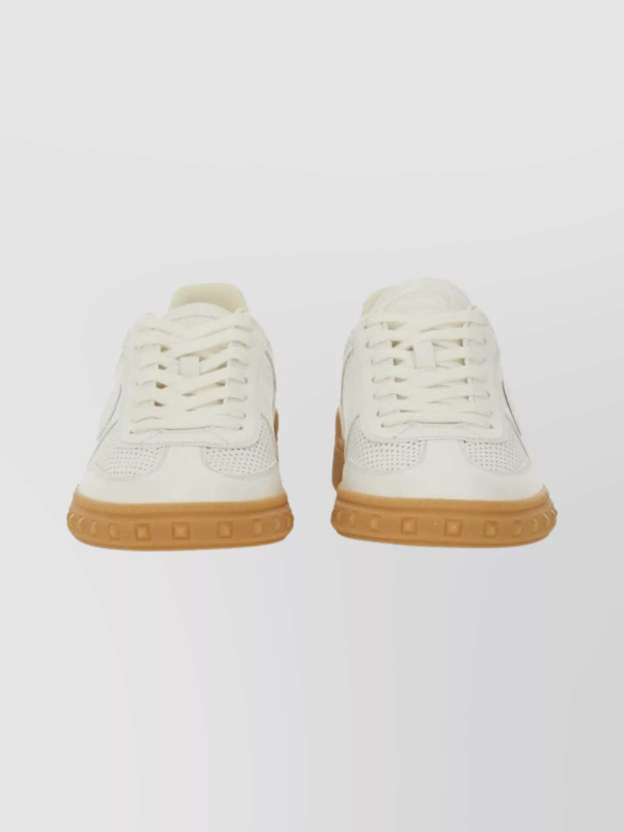 Valentino Garavani Low-Top Perforated Sneakers Rubber Sole