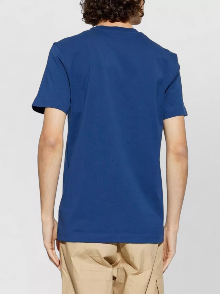 Moschino Crew Neck Nylon Silk Short Sleeve Top
