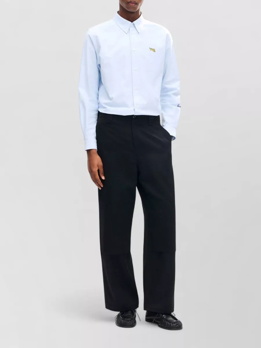 Kenzo Oxford Cotton Button-Down Shirt