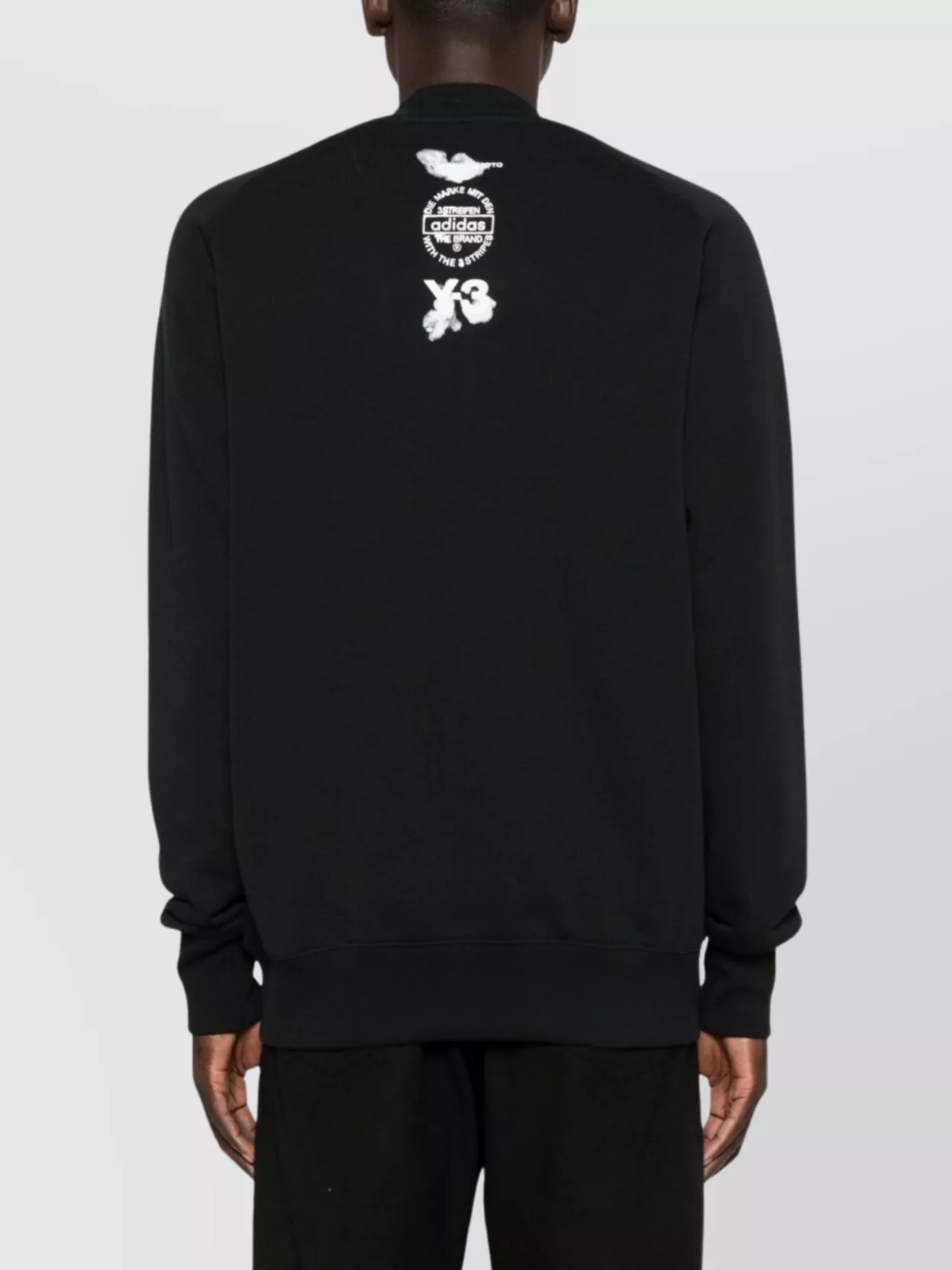 Y-3 Cotton Sweatshirt With Logo And Pockets