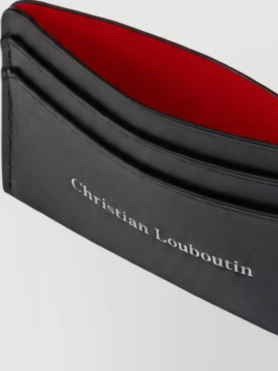 Christian Louboutin Leather Canopy Card Holder
