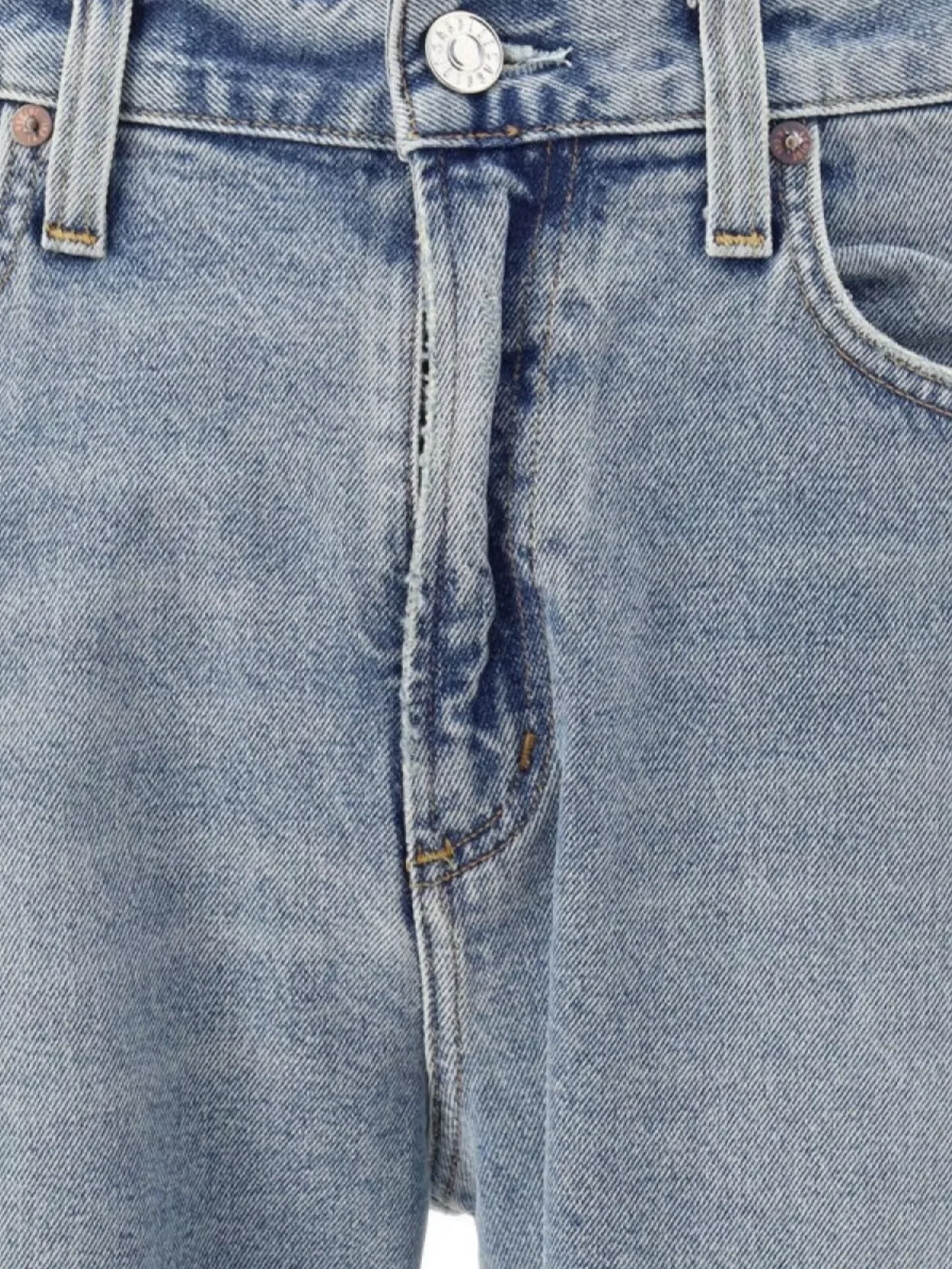 Agolde Waist Belt Loops Skinny Five-Pocket Trousers