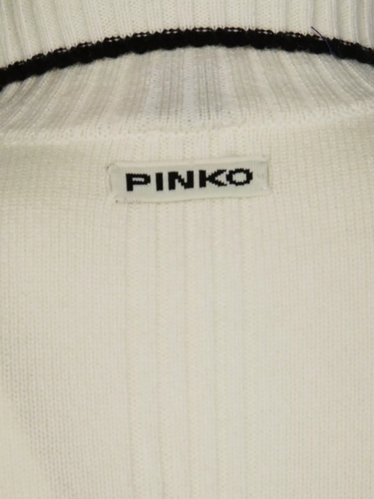 Pinko Turtleneck Knitwear Contrast Trim