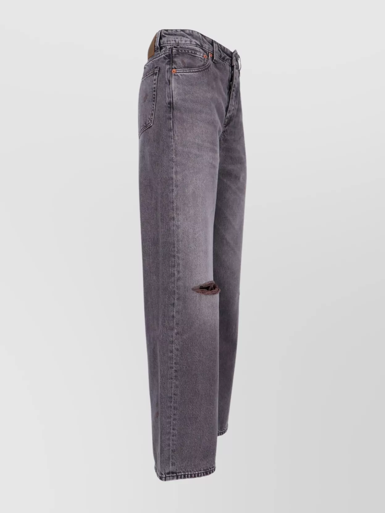 Our Legacy Wide Leg Trousers Five-pocket Style In Gray