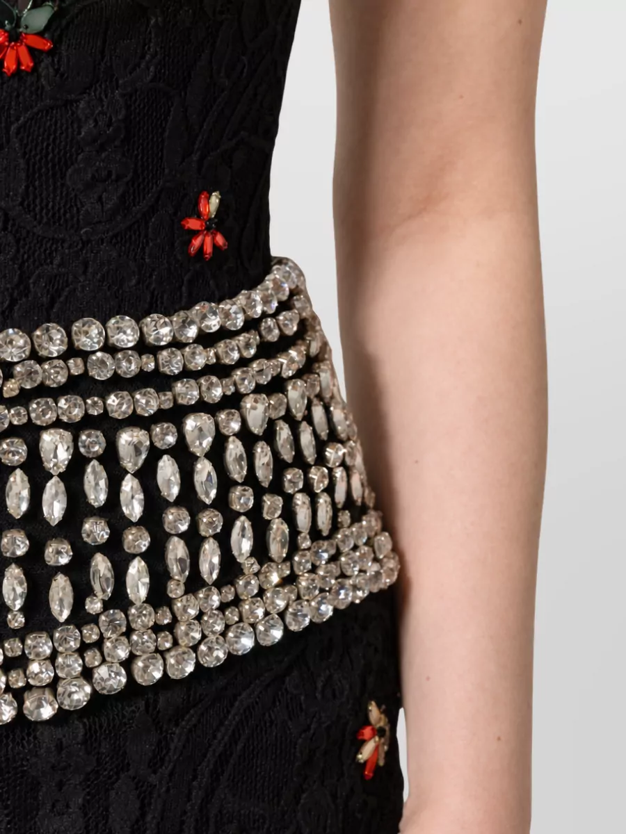 Dolce&Gabbana Crystal-Embellished Mini Dress