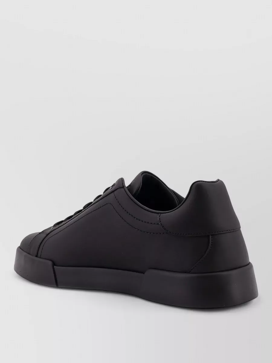 Dolce&Gabbana Low Top Sneakers Round Toe Rubber Sole