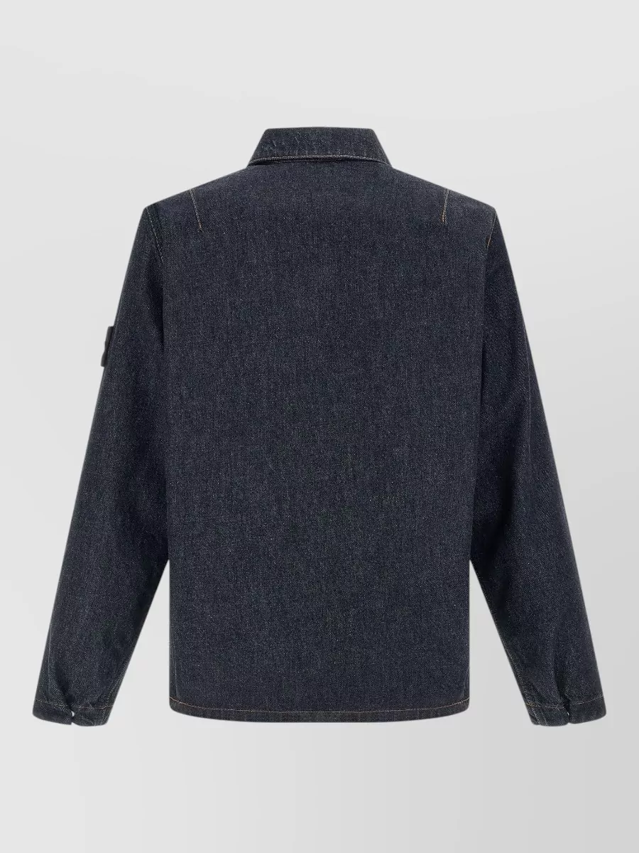 Stone Island Denim Shirt Jacket