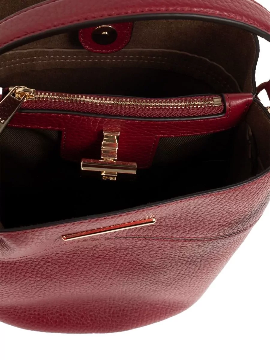 Furla Mini Leather Bucket Bag