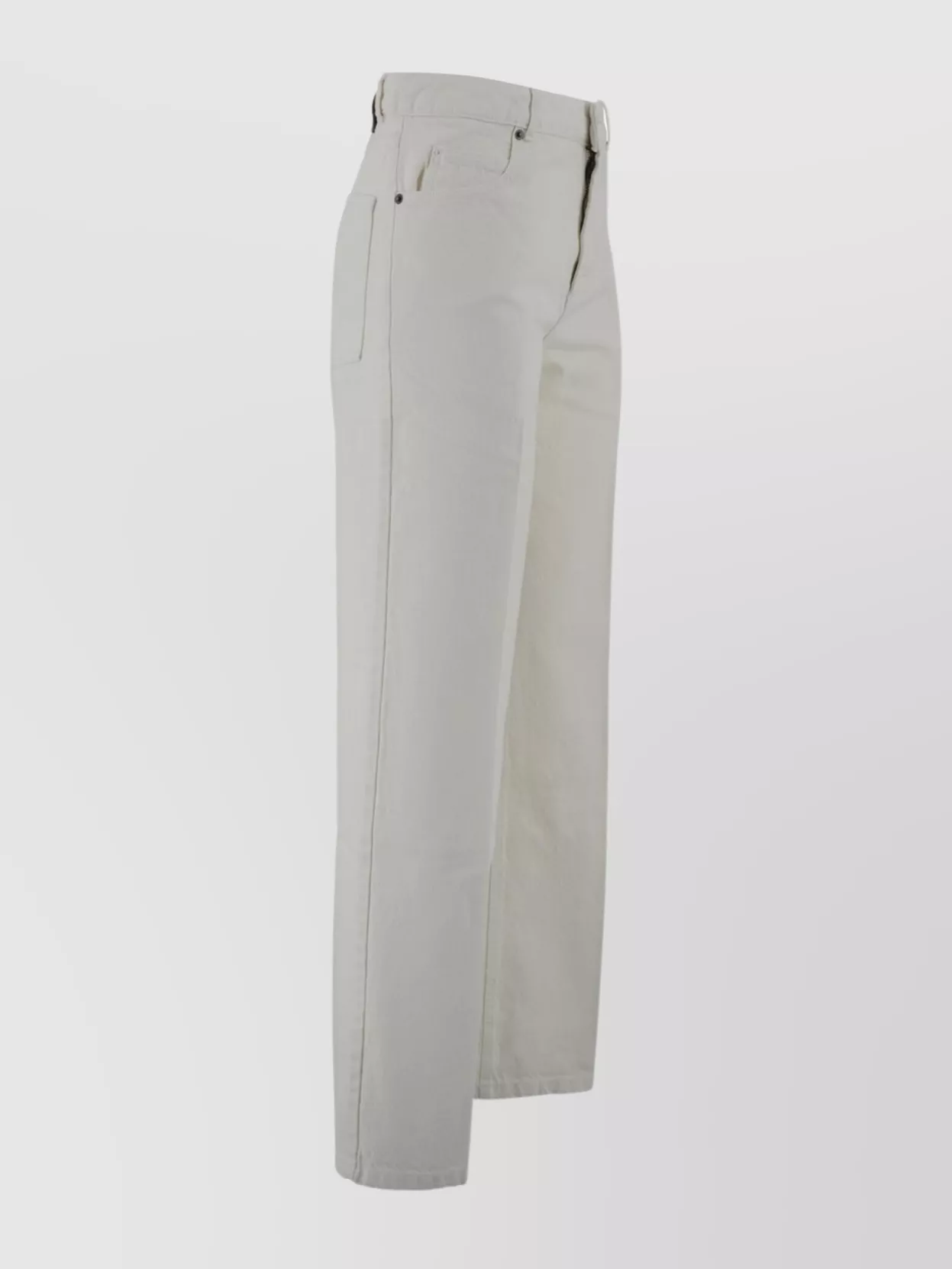 Soeur Straight Cut Mid-Rise Trousers With Italian Pockets