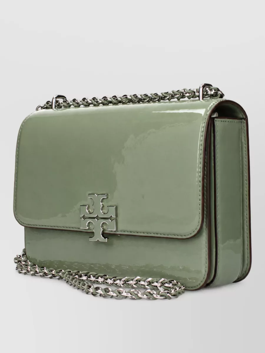Tory Burch Britten Patent Leather Clutch Bag