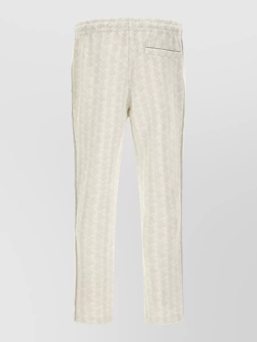 Lacoste Monogram Jacquard Straight-Leg Trousers