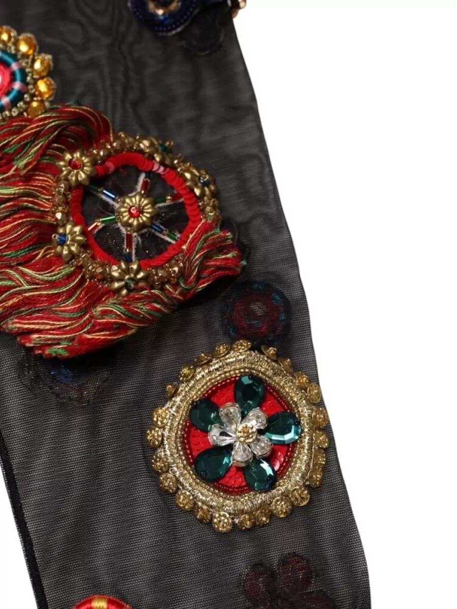 Dolce&Gabbana Crystal-Embellished Stockings