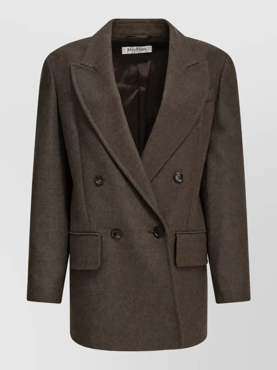 Max Mara Virgin Wool Double Breasted Blazer
