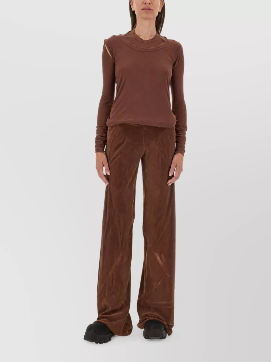Rick Owens Silk Wide-Leg Trousers