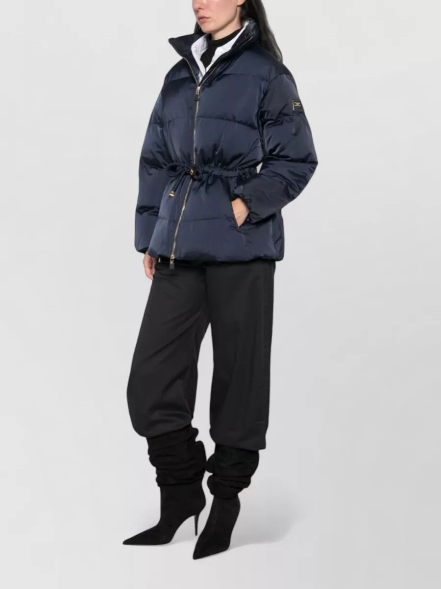 Elisabetta Franchi Quilted Puffer Coat