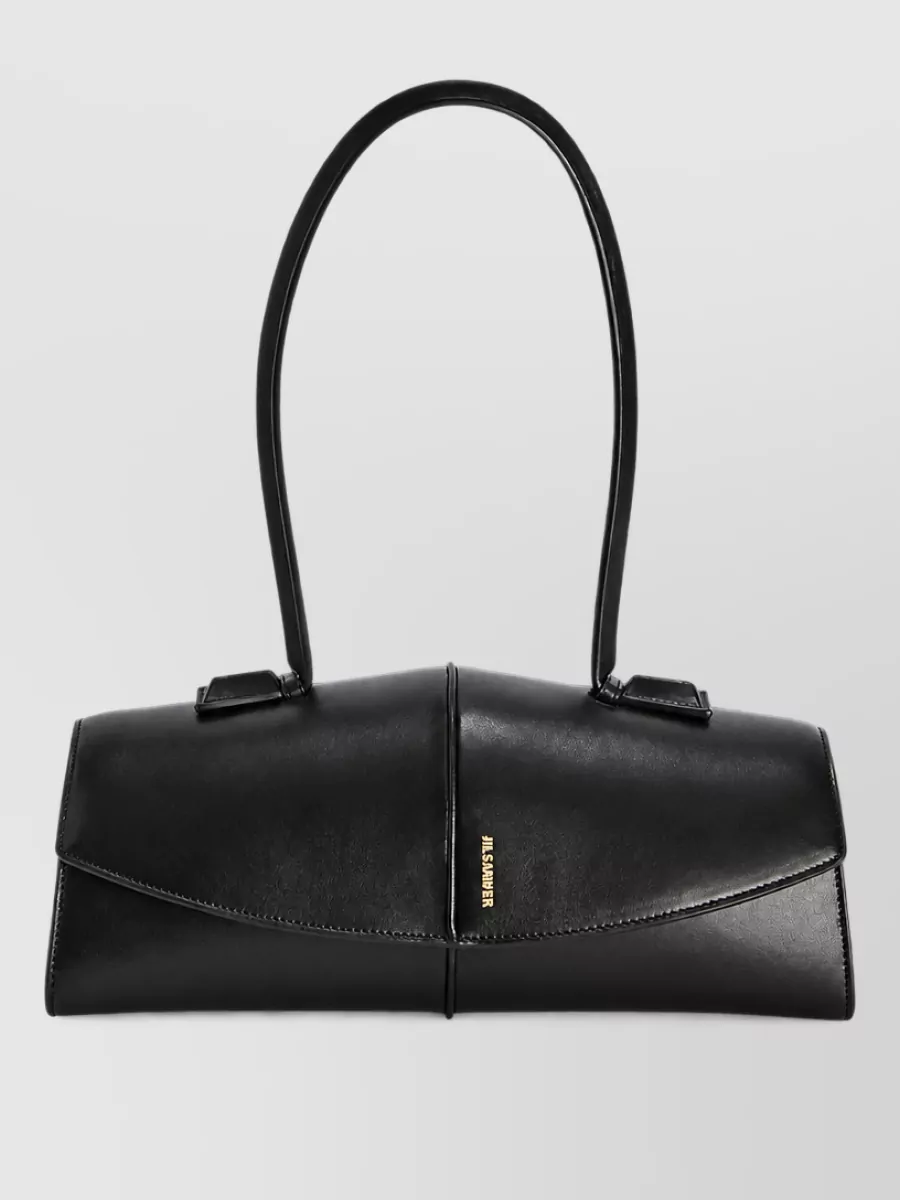 Jil Sander leather clutch bag