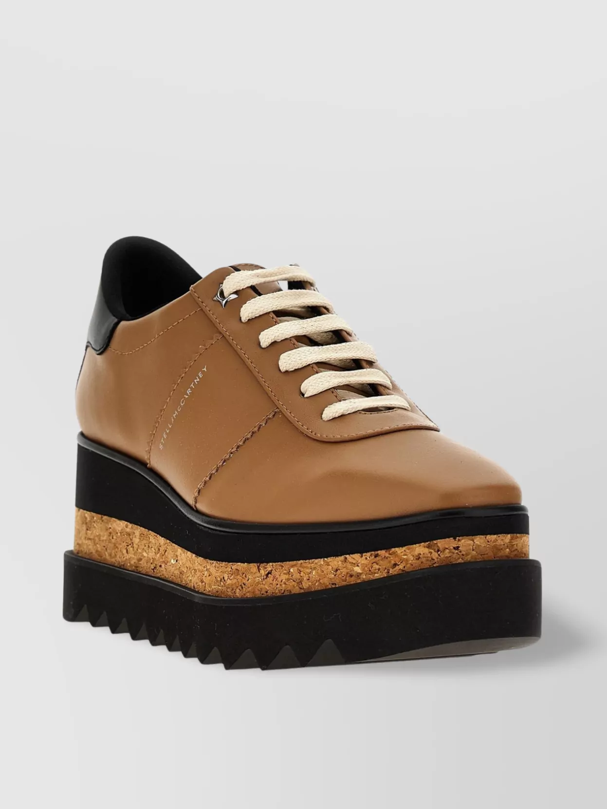 Stella Mccartney Wedge Platform Sneakers Heel Detail