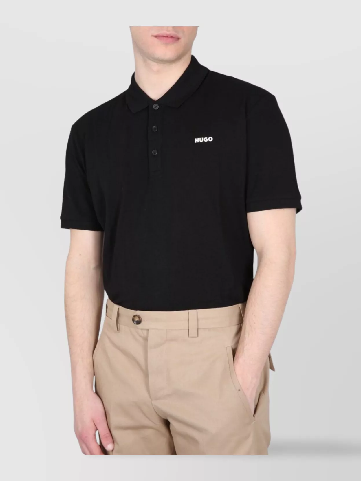 Hugo Collared Shirt With Short Sleeves