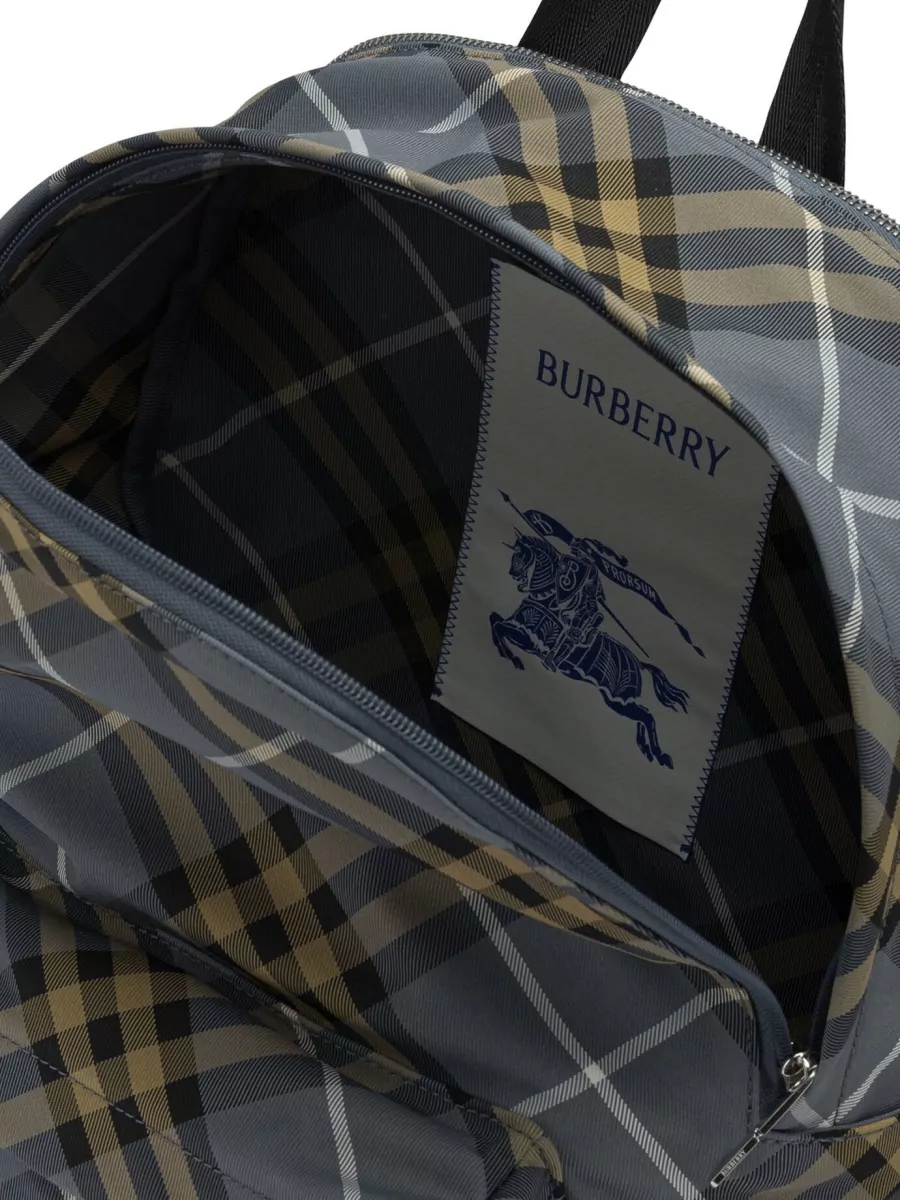 Burberry Checked Backpack
