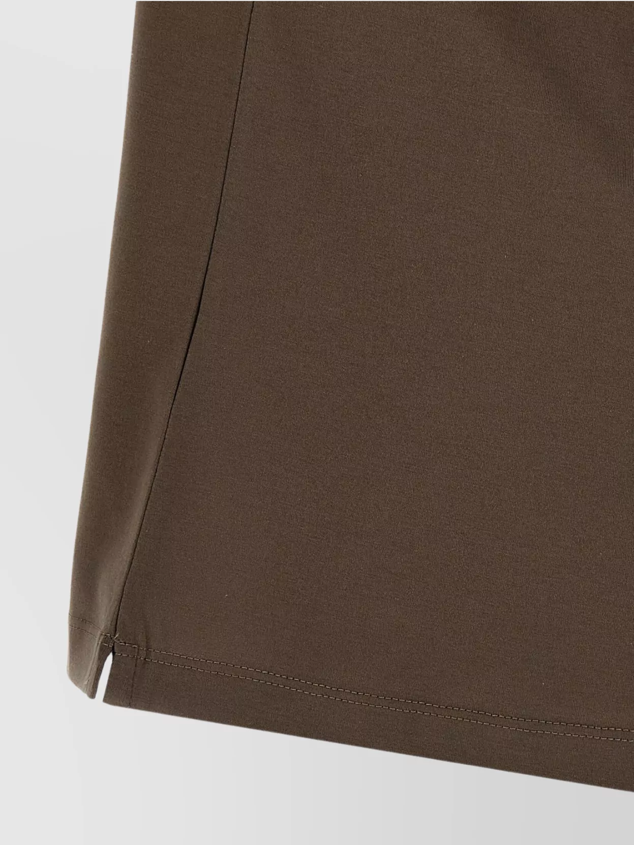 Brunello Cucinelli Printed Logo Crew Neck T-Shirt With Side Slits
