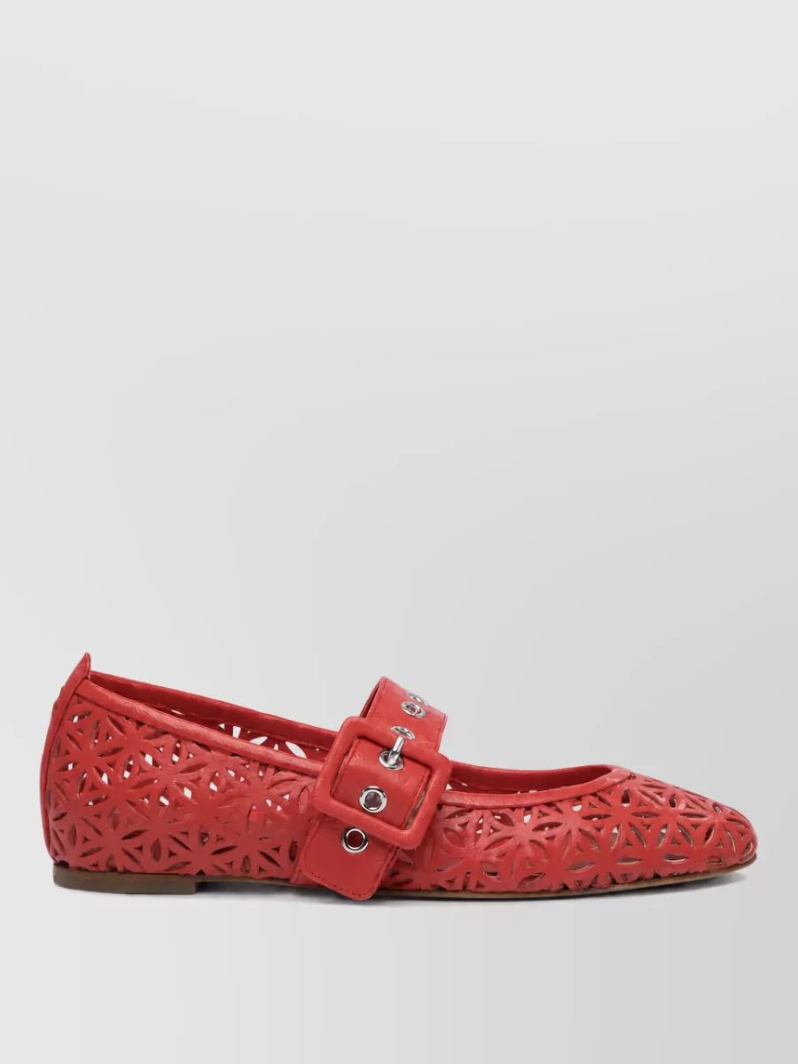 Halmanera Leather Ballerina Shoes