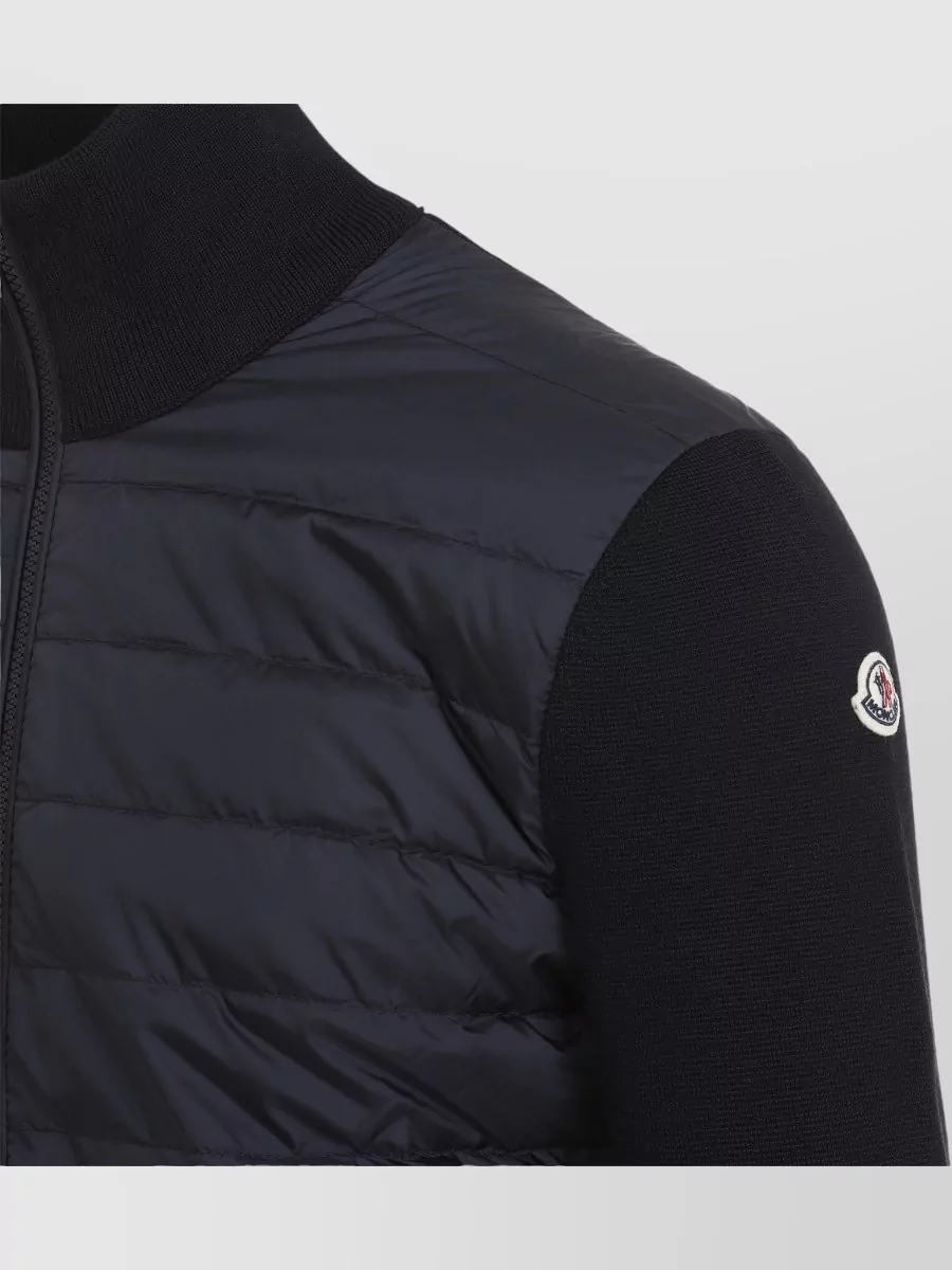 Moncler Down Padded Zip-Up Cardigan