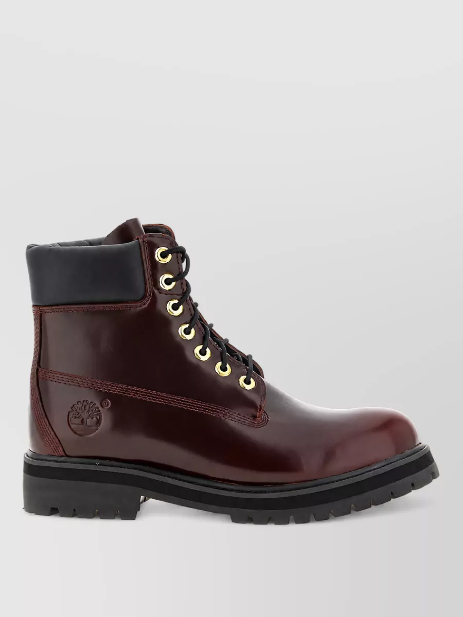 Timberland leather heritage lace-up ankle boots