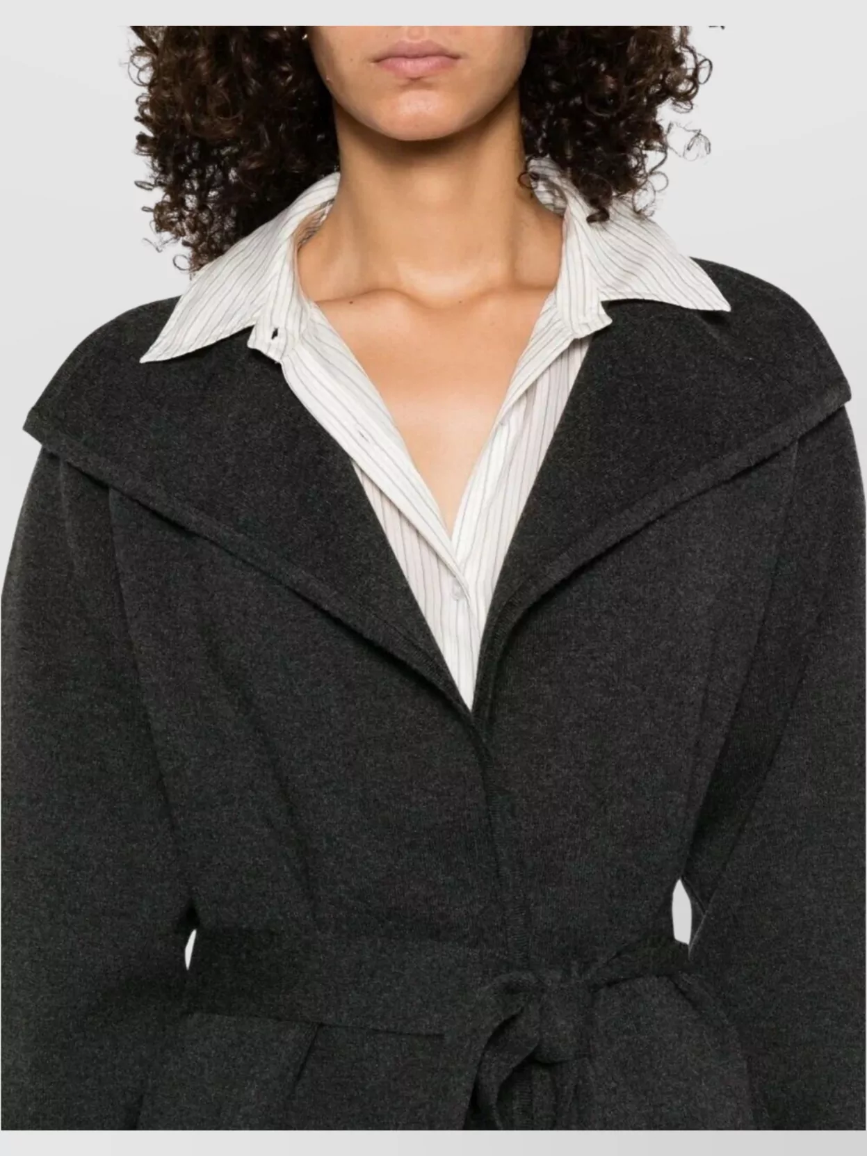 Max Mara Silky Knit Waisted Cardigan