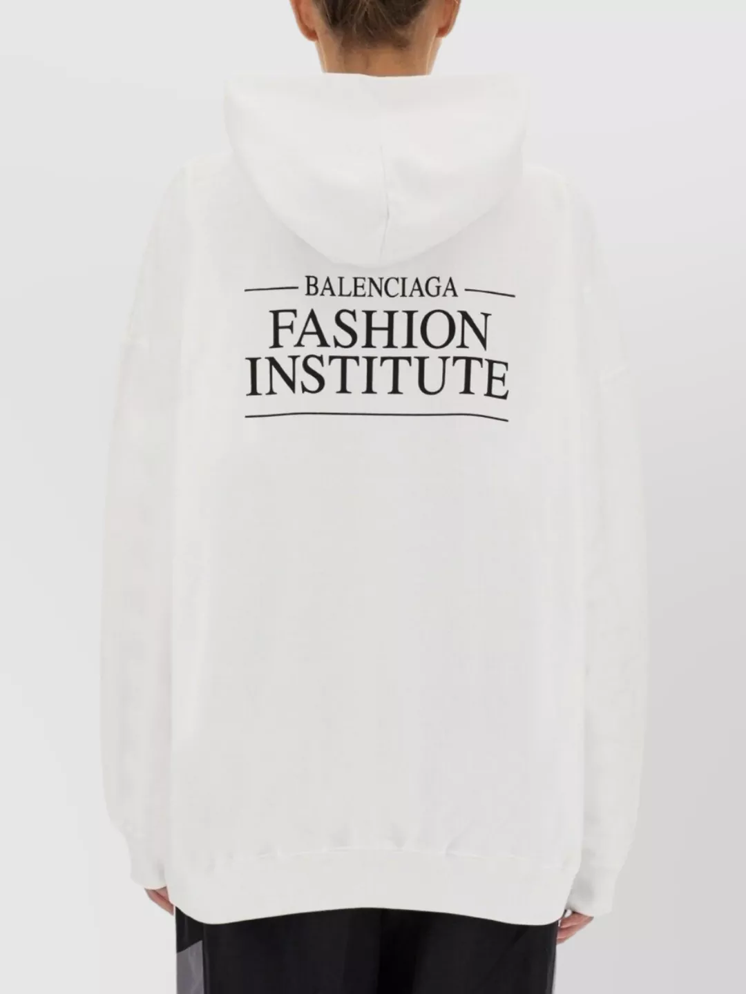 Balenciaga Loose Fit Hooded Sweatshirt Kangaroo Pocket