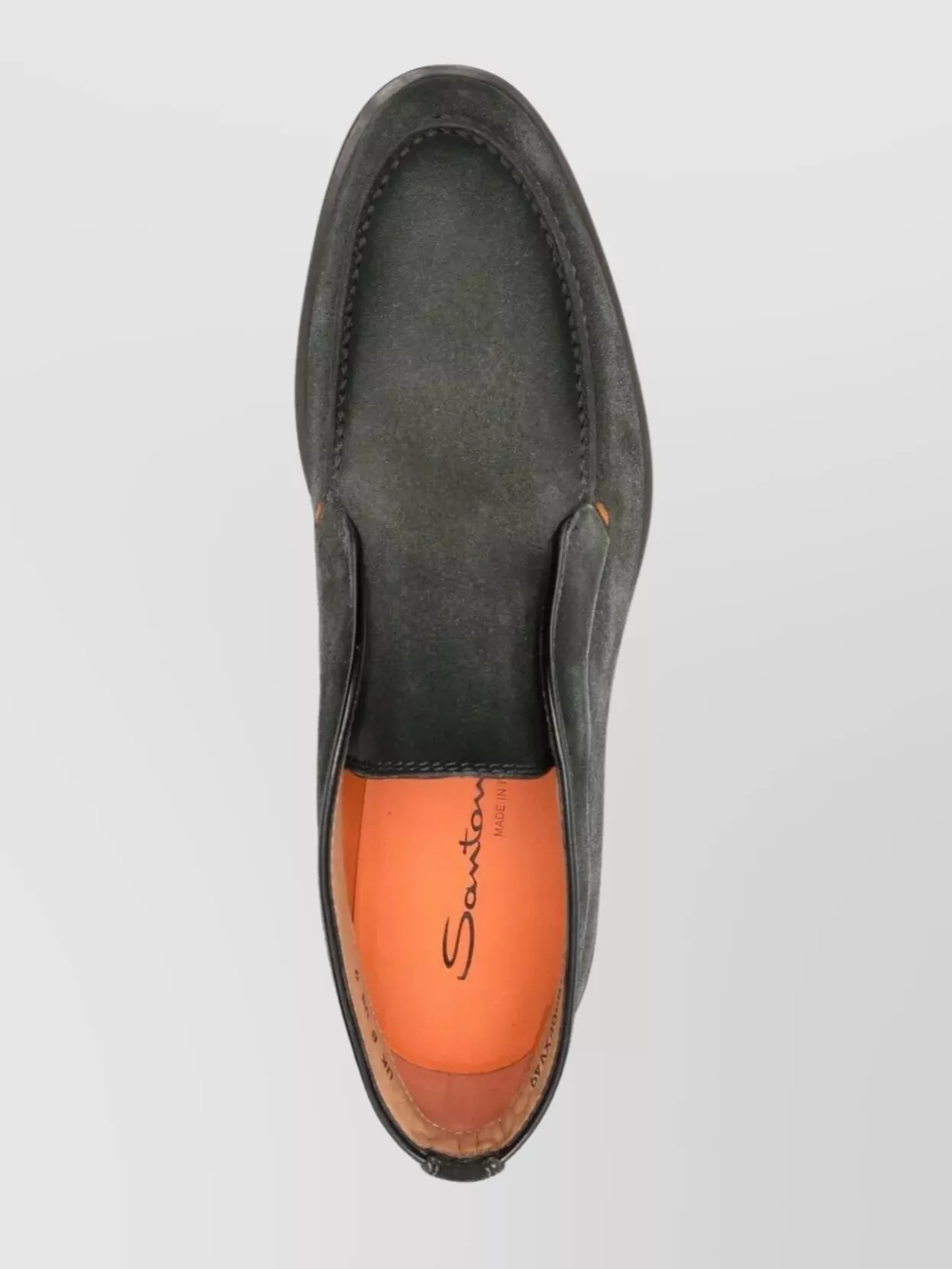 Santoni Suede Lace-Up Shoes Rubber Sole