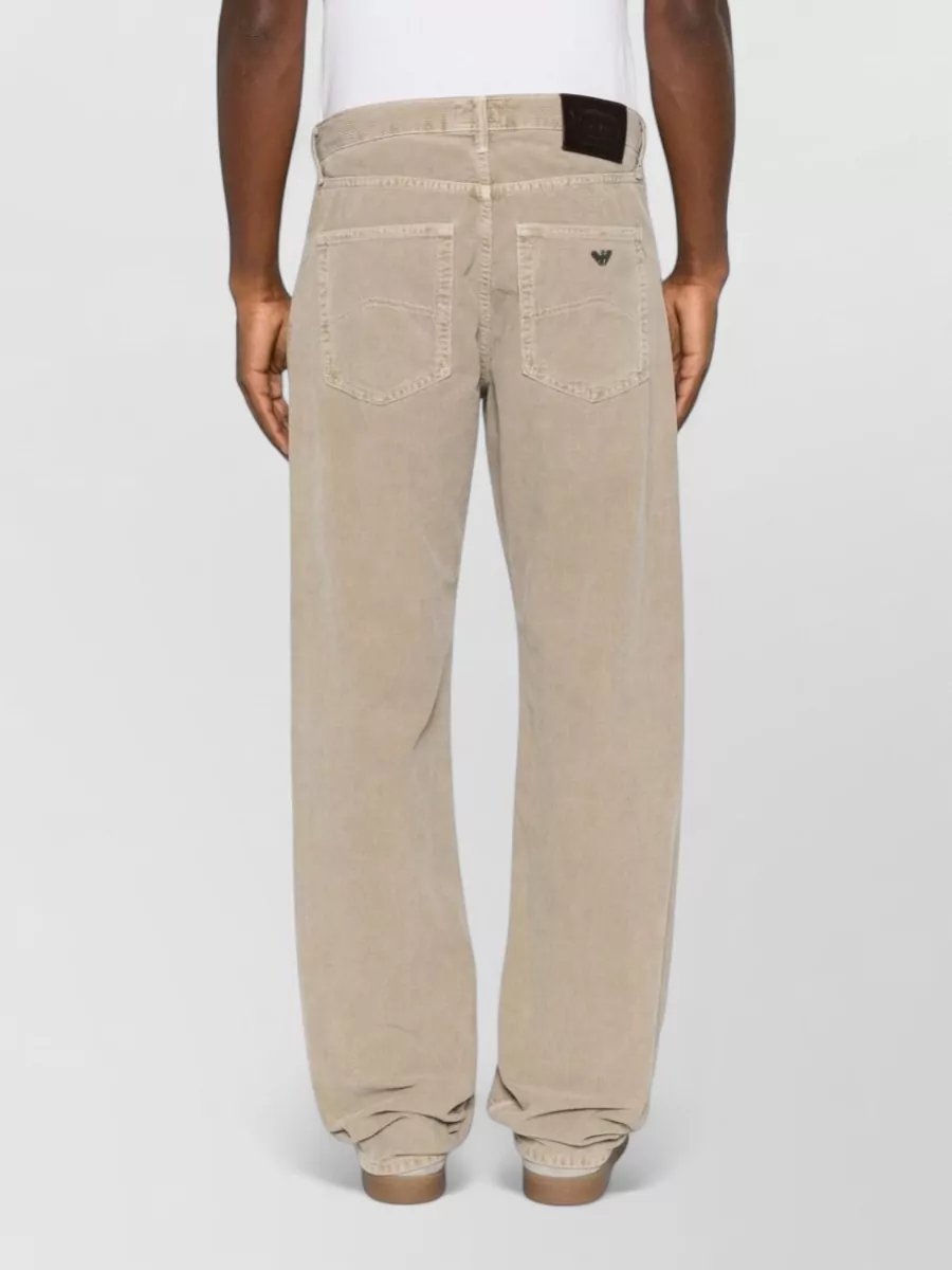Emporio Armani Corduroy Wide Leg Jeans
