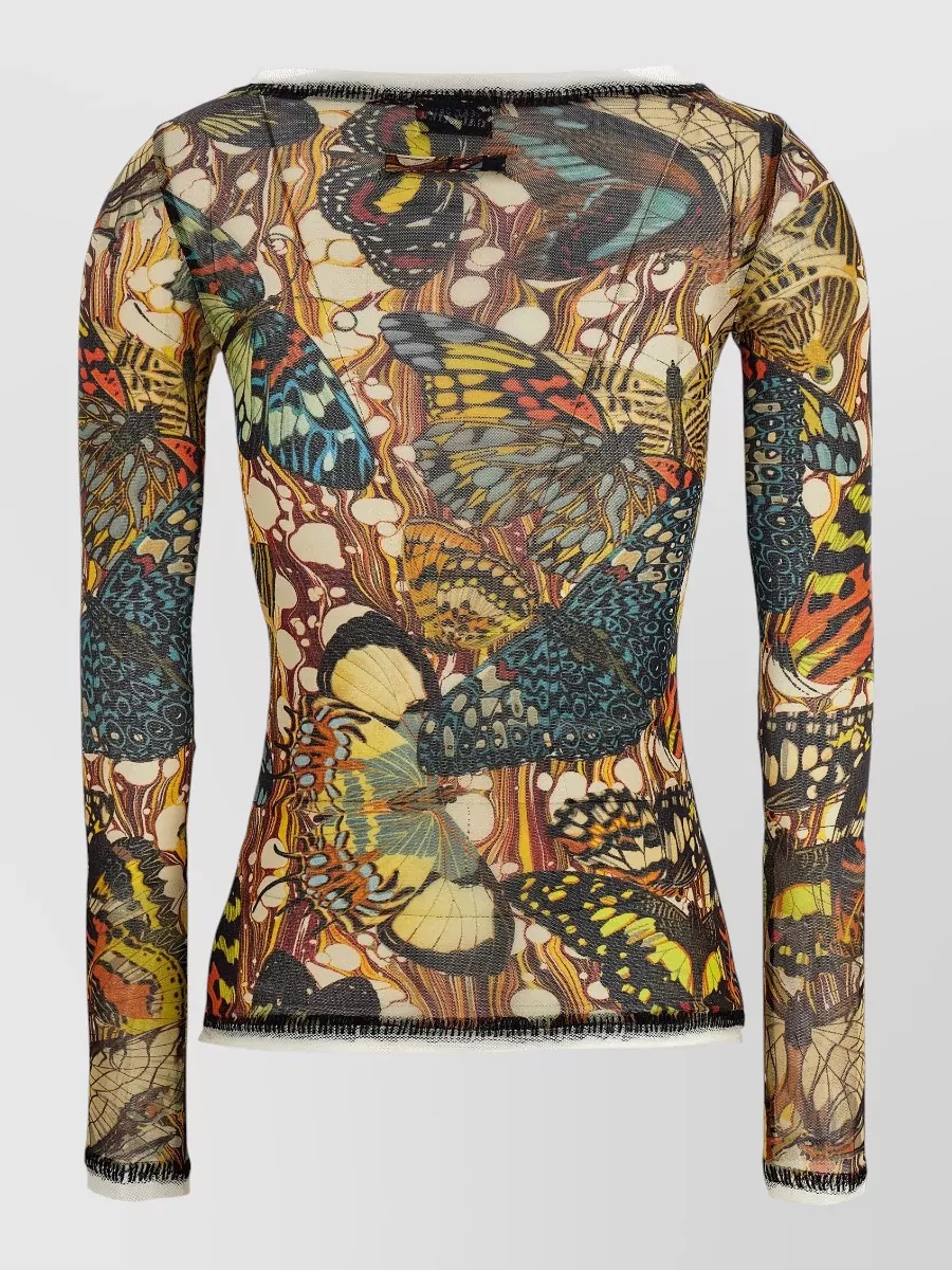 Jean Paul Gaultier Printed Cardigan
