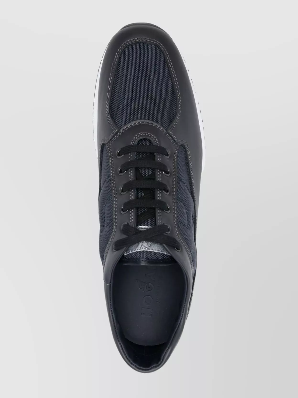Hogan Sneakers With Mesh Panels And Rubber Sole