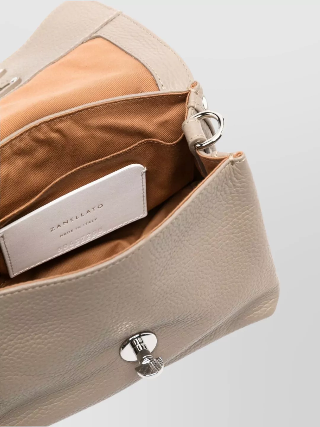 Zanellato Daily Pebbled Clutch Bag With Top Handle