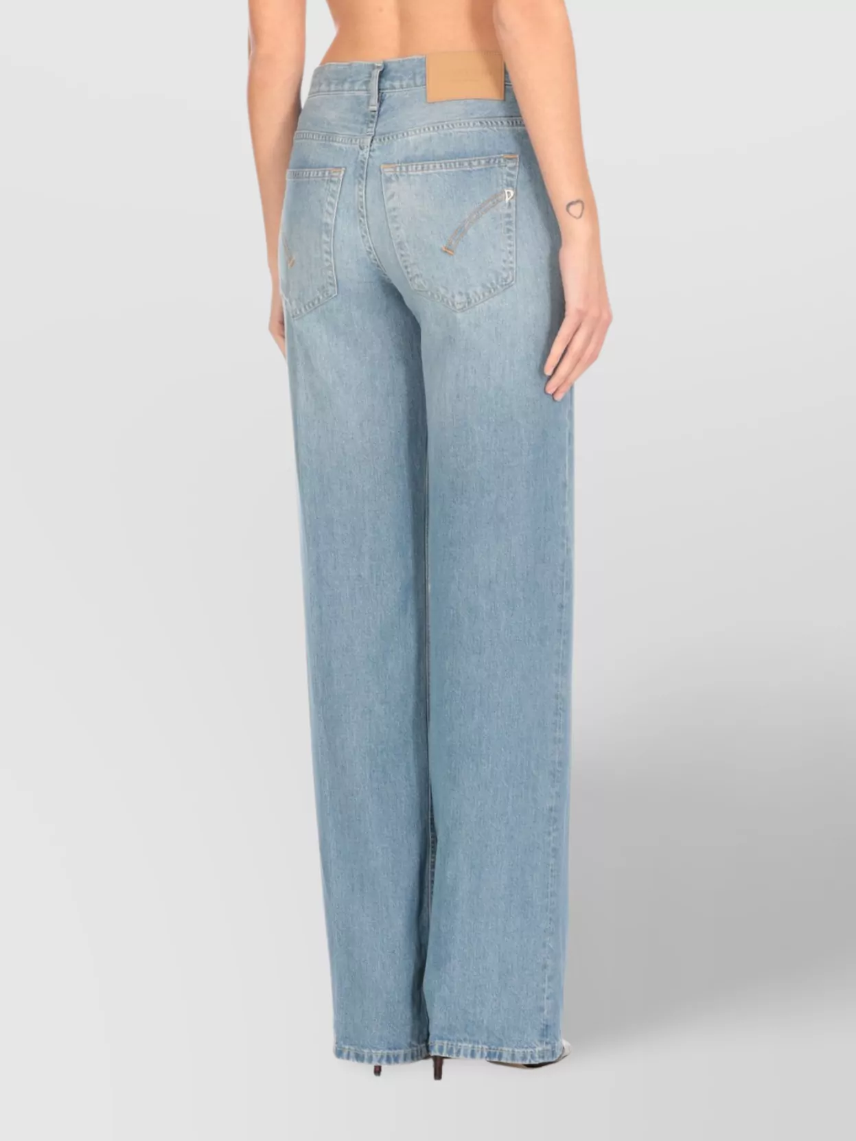 Dondup Straight Fit Denim Trousers