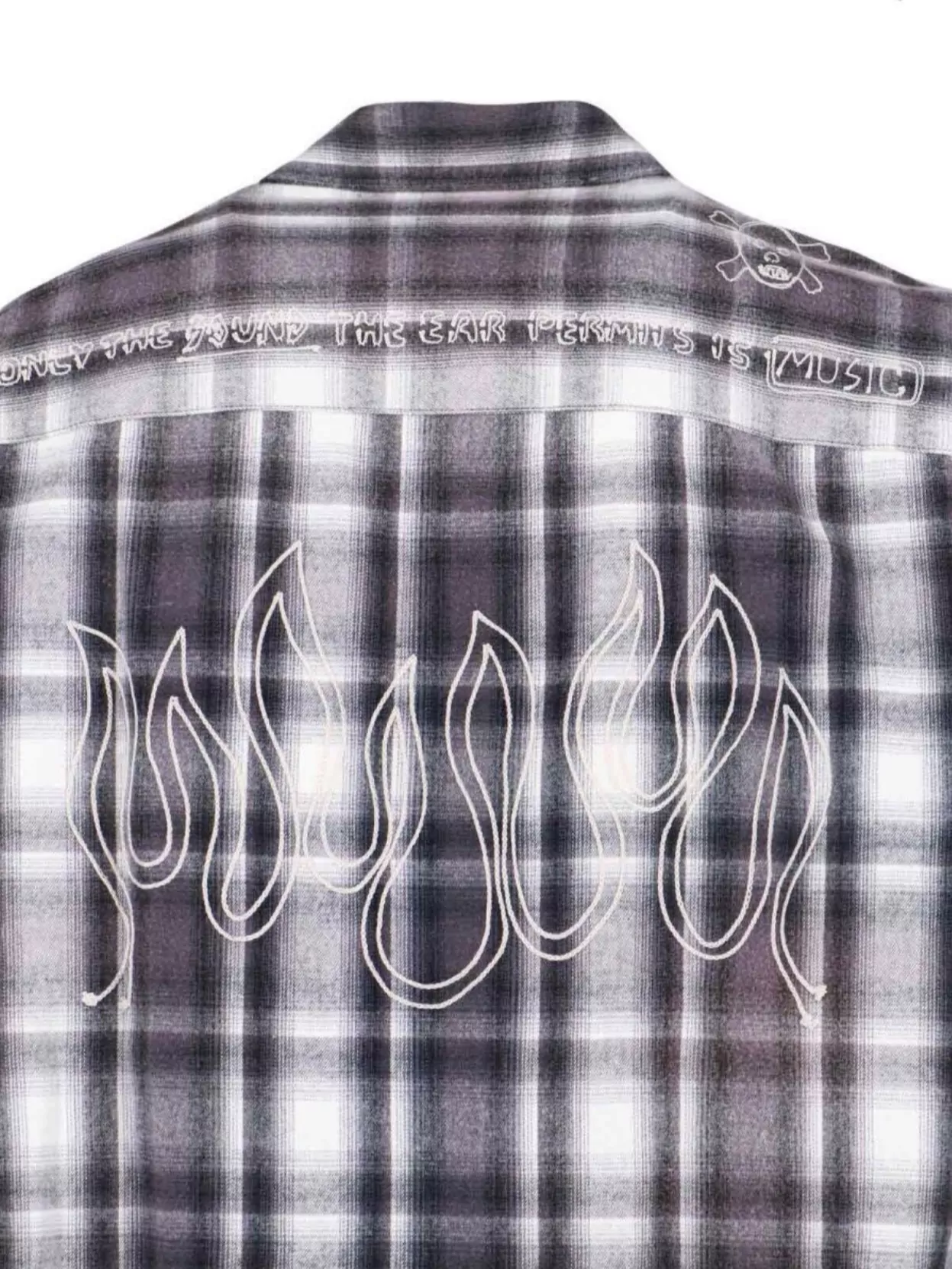 Maison Mihara Yasuhiro Long Sleeve Plaid Shirt Chest Pocket